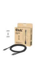 Club3D Kabel USB-C Safe s měřičem výkonu, 240 W, bez přenosu dat, 2m