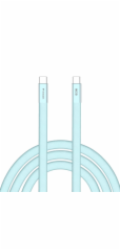 Verbatim kabel Sync &amp; Charge SoftTouch USB-C to USB-C 60W, 120cm, modrý
