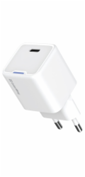 COLORWAY 1x USB-C/ síťová nabíječka/ GaN/ PD/ PPS/ 30W/ Bílá