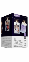 COLORWAY LED fotokolíčky / 20 LED / délka 3 m / teplá bílá/ napájení USB