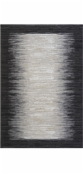 DOMOLETTI Vnitřní koberec Argentum černý/šedý 230 x 160 cm