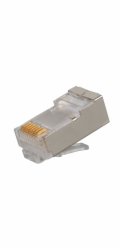 Konektor RJ45 CAT6 STP 8p8c na drát,100ks