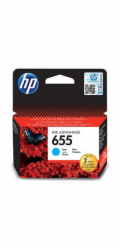 HP 655 Cyan Ink Cart, CZ110AE (600 pages)
