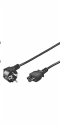 PREMIUMCORD Kabel napájecí 230V pro NTB (3pin, Schuko, trojlístek) 1m