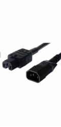 PREMIUMCORD Kabel napájecí 230V prodlužovací 2m (konektory IEC320 C14 - C15)