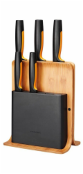 Fiskars Sada 5 nožů v bambusovém bloku 1057552