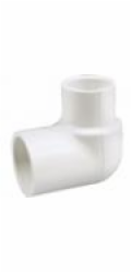 Nibco Koleno vsuvky 90° PVC-U KW/KZ 1/2 - 409-005