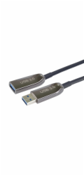 PremiumCord prodlužovací optický AOC kabel USB 3.0  A/Male - A/Female, 15m