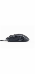 GEMBIRD myš MUSG-RGB-01, podsvícená, 7 tlačítek, černá, 3600DPI,  USB