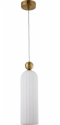 Závěsné svítidlo Light Prestige Závěsné svítidlo Piega, jednoplamenné, bílé závěsné do ložnice