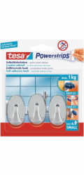 TESA 57543-00012 - Indoor - Hook ručník - Chrome - Adhesivní pás - 1 kg - 3 kusy (E)