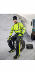 Pracovní kalhoty Ardon, černo/žluté, polyester, velikost XL