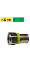 Přechod 872215A lisovaný 20x2,00-1/2" vnitřní závit