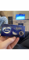 Jednorázové kapesníčky ZEWA SOFTIS, 4 vrstvy, 9 ks.