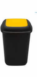 Popelnice Plafor, 28 l, černo/žlutá