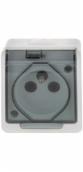 Zásuvka ELEKTRO-PLAST HERMES2, IP44