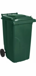 Venkovní odpadkový koš 2406296, zelený, 240 l