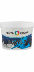 Disperzní barva Pentacolor Acryl 7, bílá, 5l