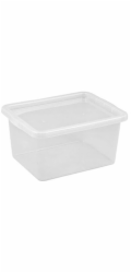 Úložný kufr OKKO BASIC BOX, 52 l, průhledný, 59,5×39,5×31 cm