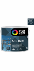 Antikorozní barva ANTI-RUST, 2,7 l, barva antracit