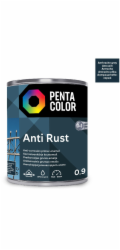 Antikorozní barva ANTI-RUST, 0,9 l, barva antracit