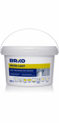 Lehký, jemnozrnný tmel Briko Micro Light, 10 l