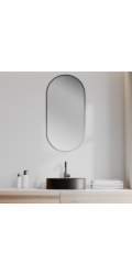 Umyvadlo DOMOLETTI ACB8041, 520×420 mm, černé