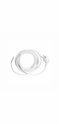 Kabel se zástrčkou OKKO, 1,5 m, bílý