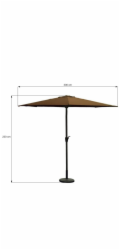 Zahradní kartáč DOMOLETTI SIMPLE SSAP-010, O 300 cm, 230 cm