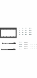TV stolek Standart KL22-22F, 23 - 42 palců