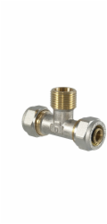 Upínací T-kus 1060, 3/4" x 20 mm, vnější závit
