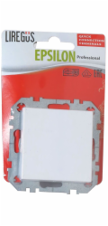 Vypínač LIREGUS EPSILON, barva bílá