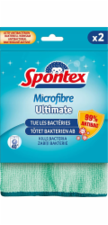 Utěrky s antibakteriální ochranou Spontex Ultimate, 2 ks.