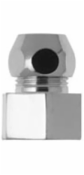 Matice s distanční vložkou, vnitřní závit 3/8" x 10 mm
