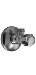 Rohový ventil, 1/2"x3/8" ext. závitem, bez matic