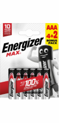 Prvky ENERGIZER AAA/LR03, 1,5V, 6 ks.