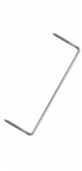 Pozinkovaná konstrukční skoba, 270 x 8,0 mm