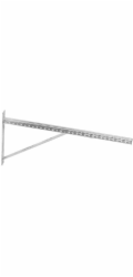Stavební konzola s podpěrou HH81308, 800x20 mm, šedá