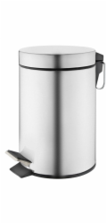 Odpadkový koš s pedálem OKKO T-Y0112SS, 12 l, mat. stříbrný