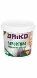 Zdobící tmel Briko Structura, bílý, 1,5 kg