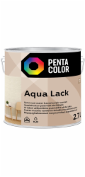 Akrylový lak Pentacolor Aqua Lack, polomatný, 2,7l