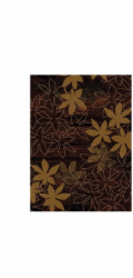 Koberec ALFA SHIRAZ 1252 B11, hnědý, 170×120 cm