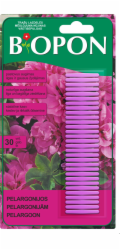 Hnojivé tyčinky Pelargonium, Biopon, 1213, 30 jednotek.