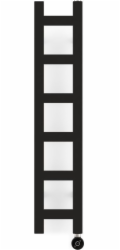 Elektrický sušák ručníků Terma Easy černý 20x96