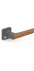 Klika dveří, vnitřní Metal-Bud Graphite DECO, šedá