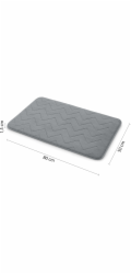 KILIMEL KOUPELNA GEDY MOUSSE 50X80 ŠEDÁ