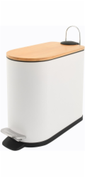 Popelnice Domoletti T-T2105MB, bílá, 5l
