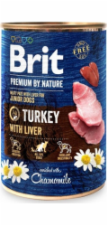 BRIT Premium by nature Junior Turkey with Liver - vlhké krmivo pro psy - 800g