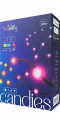 Twinkly Candies LED osvětlení pro vánoční stromek TWKP200RGB-G 6 m 200 světýlek