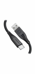 Swissten datový kabel soft silicone usb / usb-c 0,4 m černý